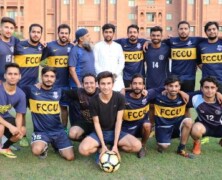 Forman Sports Society holds a Football Match between FCCU Students Team and Alumni