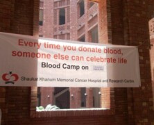 Blood donation camp for cancer patients