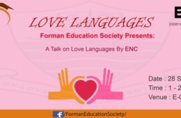 FES to hold a talk on Love Languages by Dan Hernandez