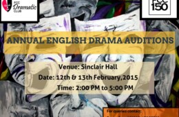 FDC to hold auditions for its Annual English Play