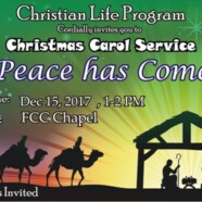 CLP to hold Christmas Carol Service