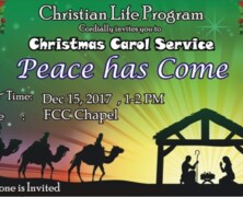 CLP to hold Christmas Carol Service