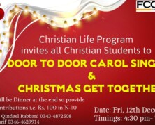 CLP invites students for door-to-door caroling