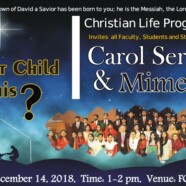 CLP to hold Christmas Carol Service and Mime