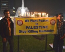 Rotaract Club Participates in Candlelight Walk for Peace