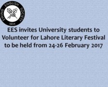 EES invites volunteers to register for LLF 2017