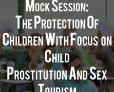 3 Day Mock Session:The Protection of Children With Focus on Child Prostitution and Sex Tourism 25 to 27 August 2015