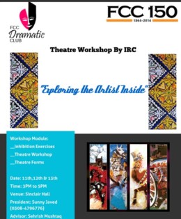 Join FDC’s 3-day theater workshop