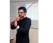 Hamza Butt starts violin lessons