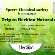 Register for SCS trip to Herbion Naturals