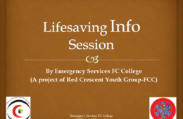 RCYG holds lifesaving information session