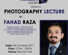 FPS holds a lecture on Photography