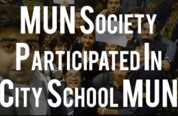 MUN Society FCC participated in City School MUN