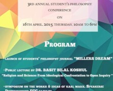 Philosophy Society to hold 3rd Annual Students’ Philosophy Conference