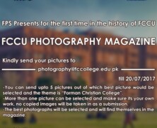 Send in your photographs for FCCU’s photography magazine
