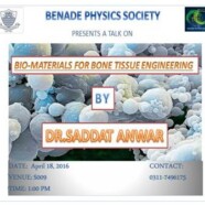 BPS to hold a talk on Bio-Material for Bone Tissue Engineering