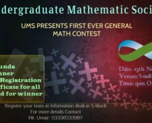 Register for UMS’ General Math Contest