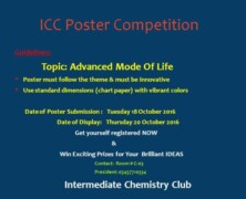 ICC to hold Poster Competition for Intermediate Students