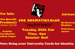 FDC to hold auditions for Inter-University Drama Festival