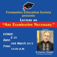 FES to hold lecture on ‘Are Examination Necessary’