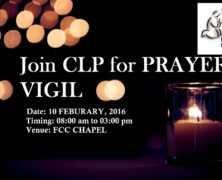 Join CLP for Prayer Chain Day