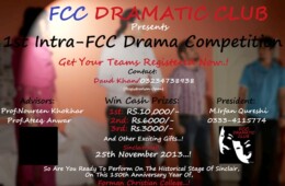 FDC to organize Intra-FCC Drama Competition