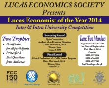 Lucas Economist of the Year 2014