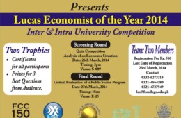 Lucas Economist of the Year 2014