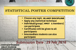 FSS to hold Statistical Poster Competition
