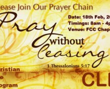 Join CLP for Prayer Chain